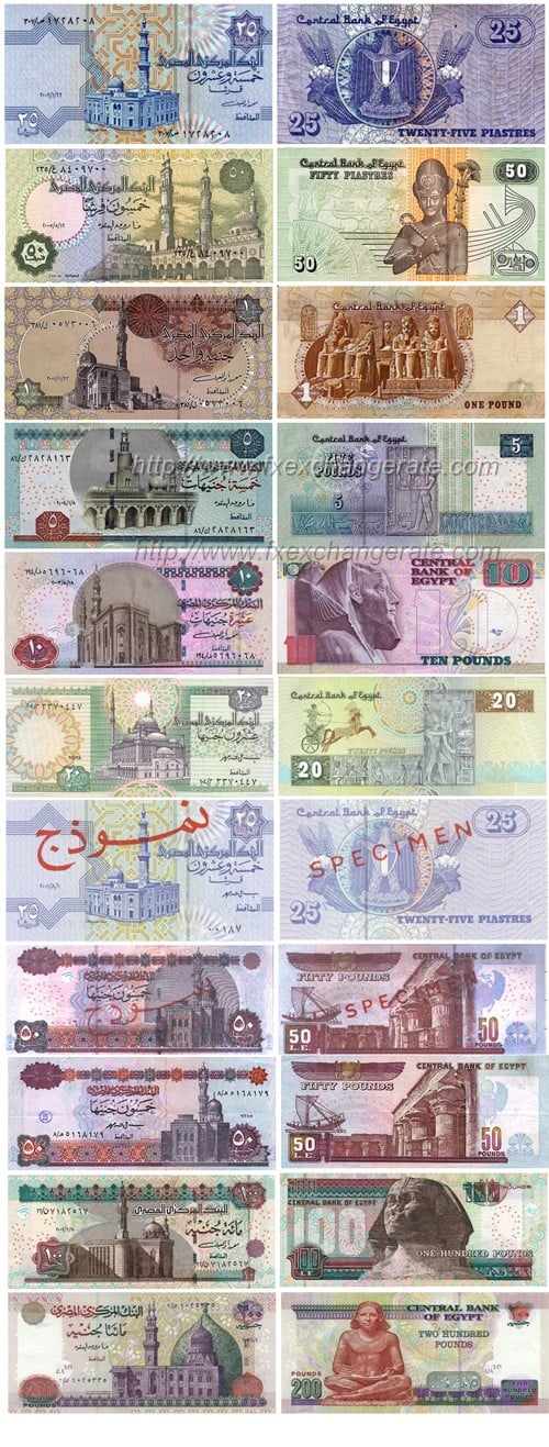 dollar rate in egyptian pound