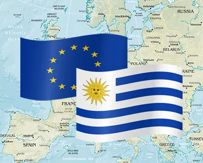 EUR To UYU